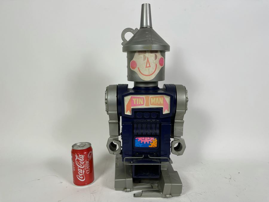 Mid-Century Wizard Of Oz Tin Man Robot Toy From Remco Industries Battery Powered Untested (Missing Front Battery Cover) 9.5W X 11D X 21H [Photo 2]