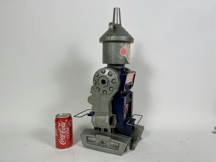 Mid-Century Wizard Of Oz Tin Man Robot Toy From Remco Industries Battery Powered Untested (Missing Front Battery Cover) 9.5W X 11D X 21H [Photo 7]