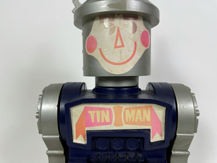 Mid-Century Wizard Of Oz Tin Man Robot Toy From Remco Industries Battery Powered Untested (Missing Front Battery Cover) 9.5W X 11D X 21H [Photo 4]