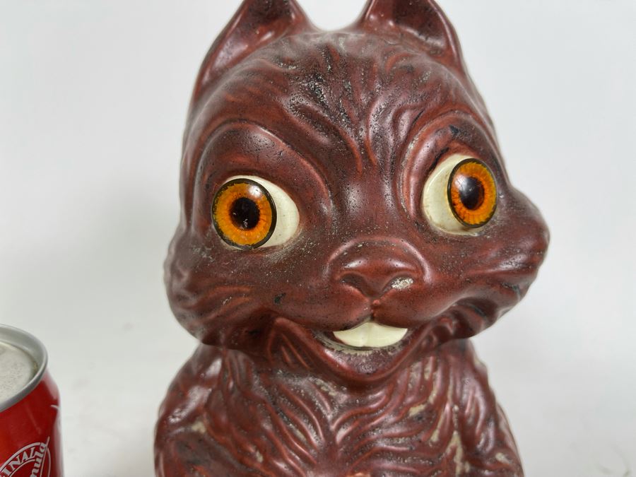 Vintage Mid-Century Squirrel Cookie Jar 10H [Photo 4]