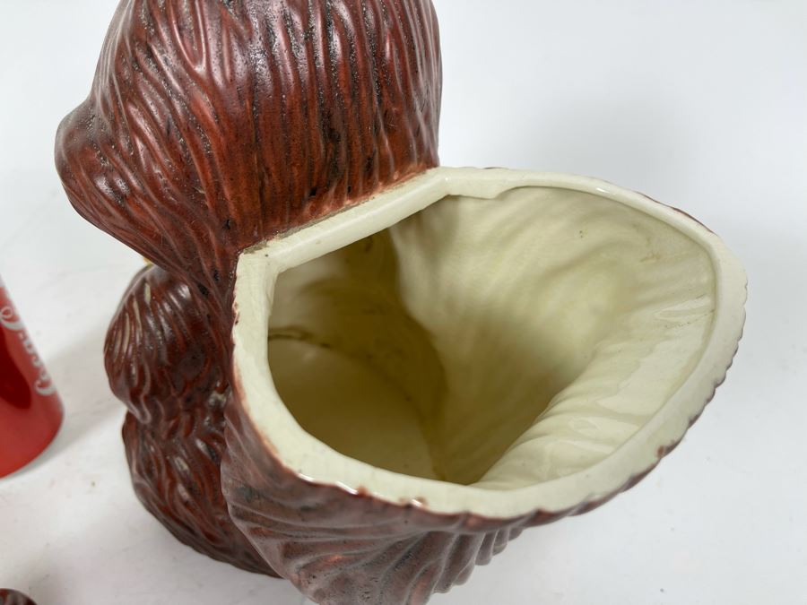 Vintage Mid-Century Squirrel Cookie Jar 10H [Photo 8]