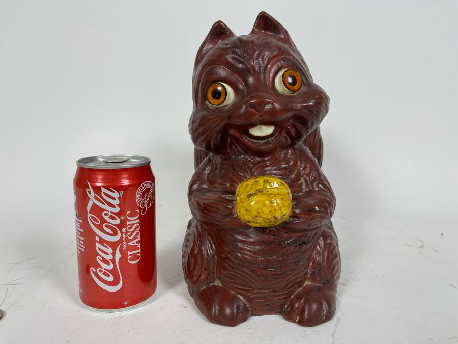 Vintage Mid-Century Squirrel Cookie Jar 10H [Photo 3]