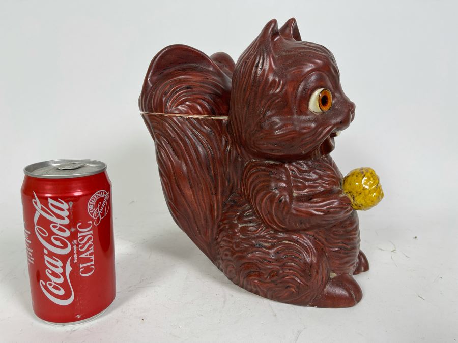 Vintage Mid-Century Squirrel Cookie Jar 10H [Photo 5]
