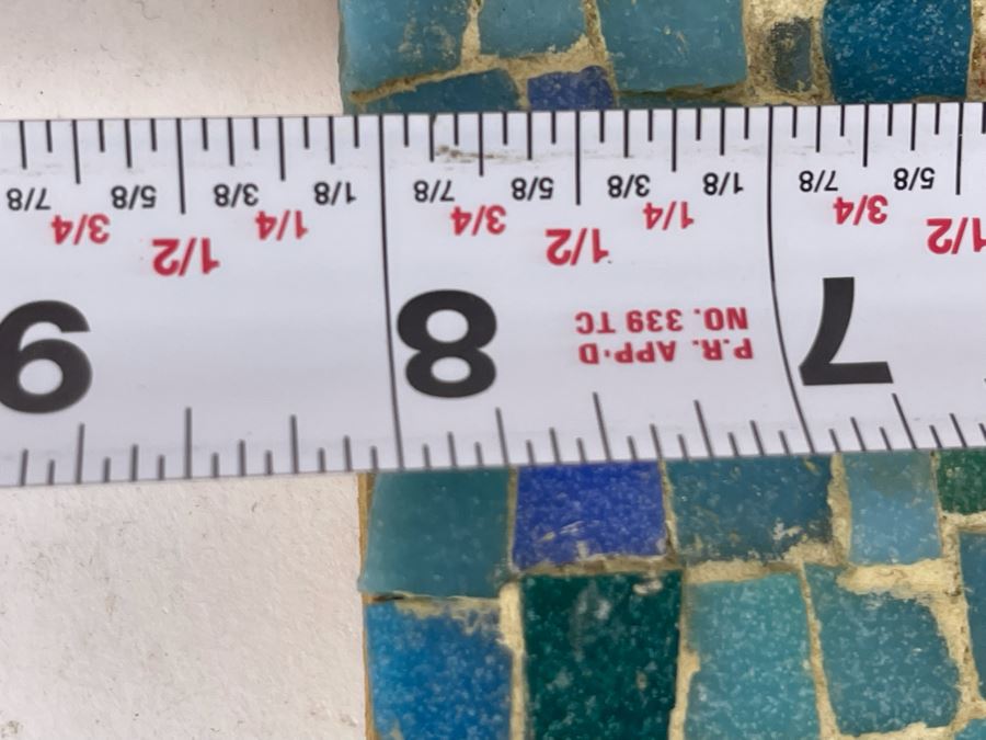 David Lavington (American, 1951–1995) Mosiac Horse On Board Signed On Back 8W X 4.5H [Photo 10]