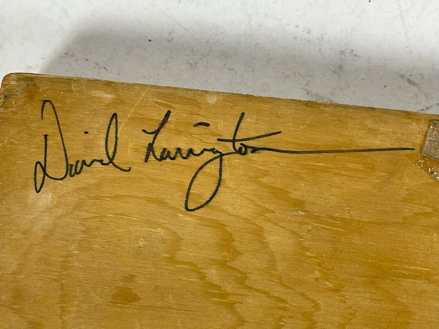 David Lavington (American, 1951–1995) Mosiac Horse On Board Signed On Back 8W X 4.5H [Photo 9]