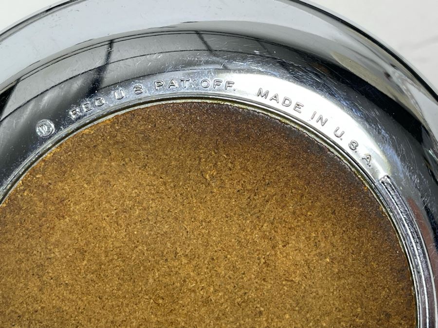 Vintage Art Deco Chrome Toucans Pincherette Ashtray 5.5W [Photo 7]