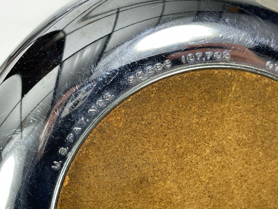 Vintage Art Deco Chrome Toucans Pincherette Ashtray 5.5W [Photo 8]