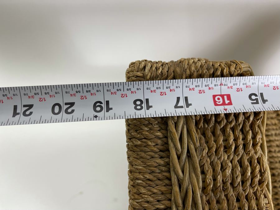 Antique Woven Wicker Child's Rocking Chair 18.5W X 23D X 22H [Photo 6]