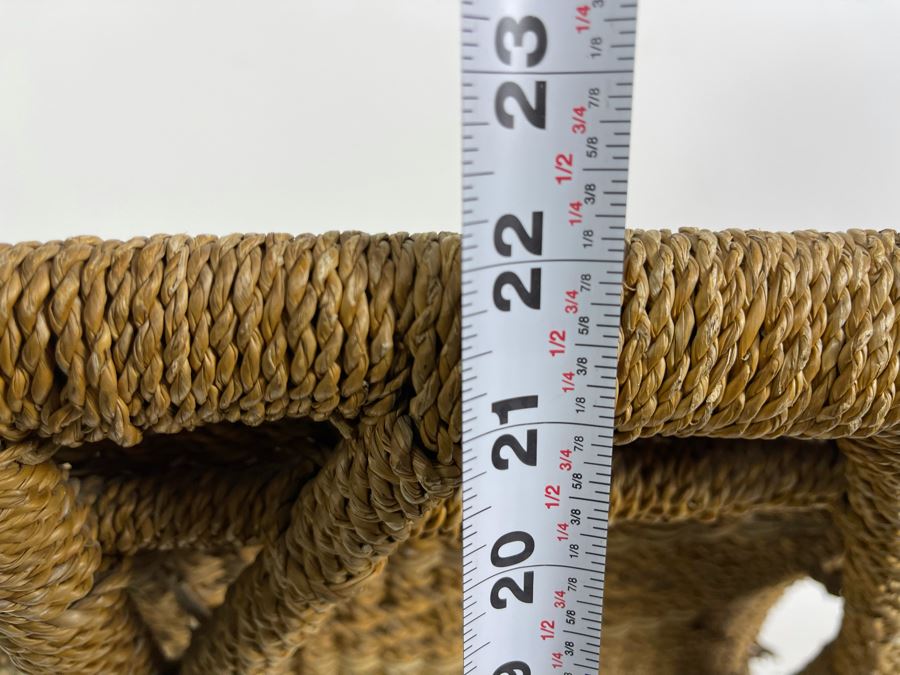 Antique Woven Wicker Child's Rocking Chair 18.5W X 23D X 22H [Photo 8]