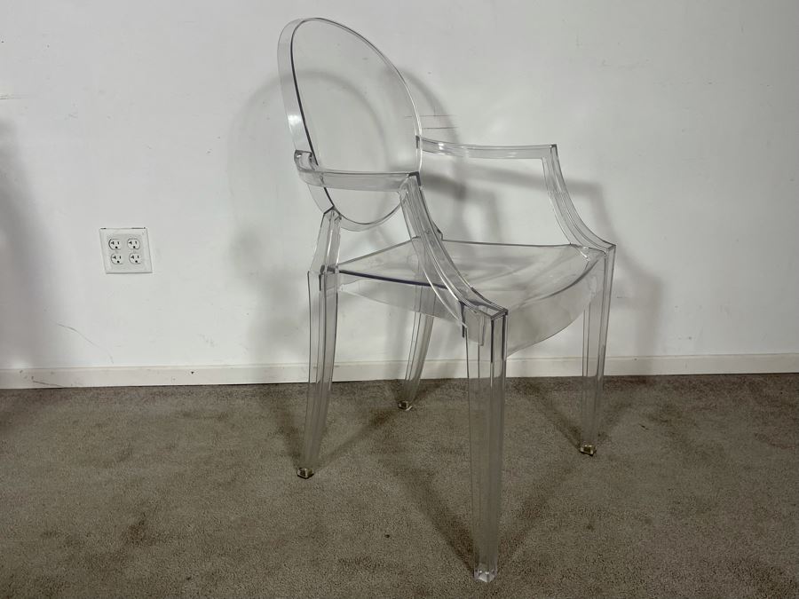 (6) Philippe Stark Ghost Stackable Lucite Dining Armchairs By Kartell 21W X 22D X 36H (HE) Retails $6,000+ [Photo 11]