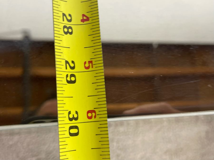 Pair Of Polished Mirror Finish Sheet Metal Side Tables With Glass Top Very Heavy 30W X 30D X 14H (HE) [Photo 14]