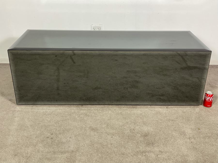 Contemporary Mirror Sided Coffee End Table 58.5W X 22D X 19H (HE) [Photo 2]