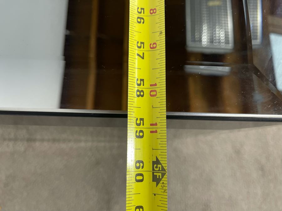 Contemporary Mirror Sided Coffee End Table 58.5W X 22D X 19H (HE) [Photo 12]