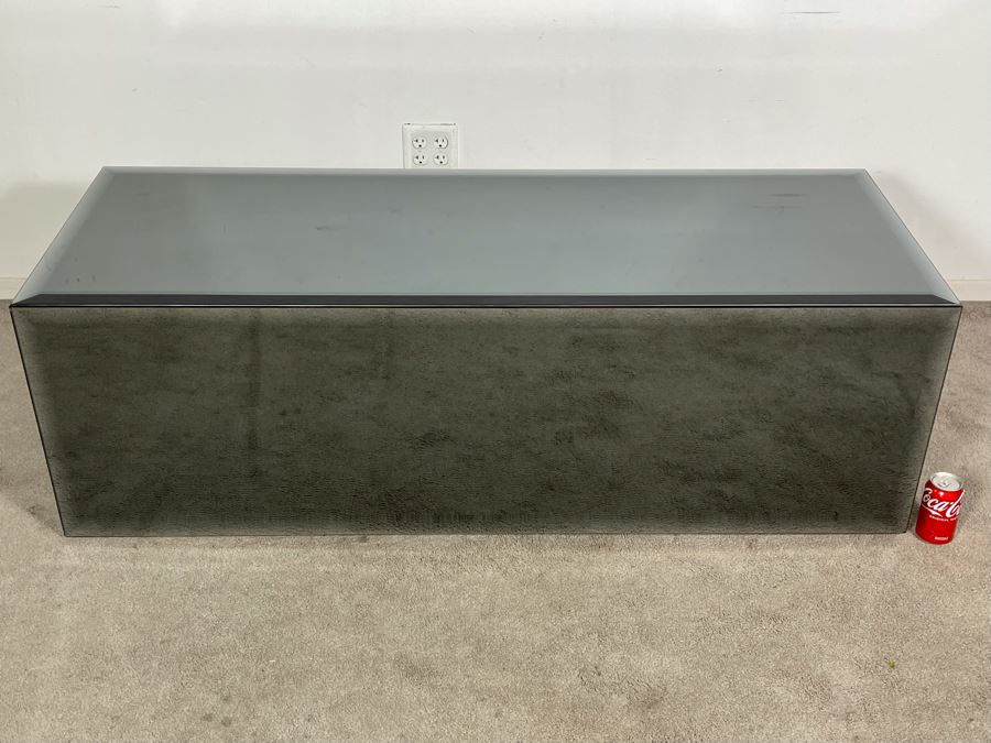 Contemporary Mirror Sided Coffee End Table 58.5W X 22D X 19H (HE) [Photo 5]