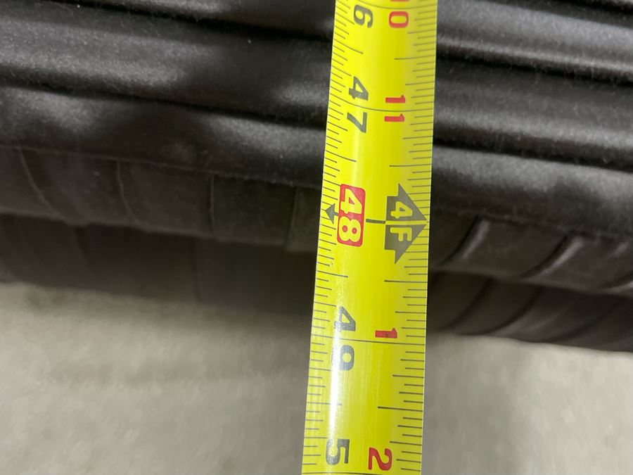 Contemporary Hinged Ottoman With Storage 48W X 27D X 19H (HE) [Photo 12]