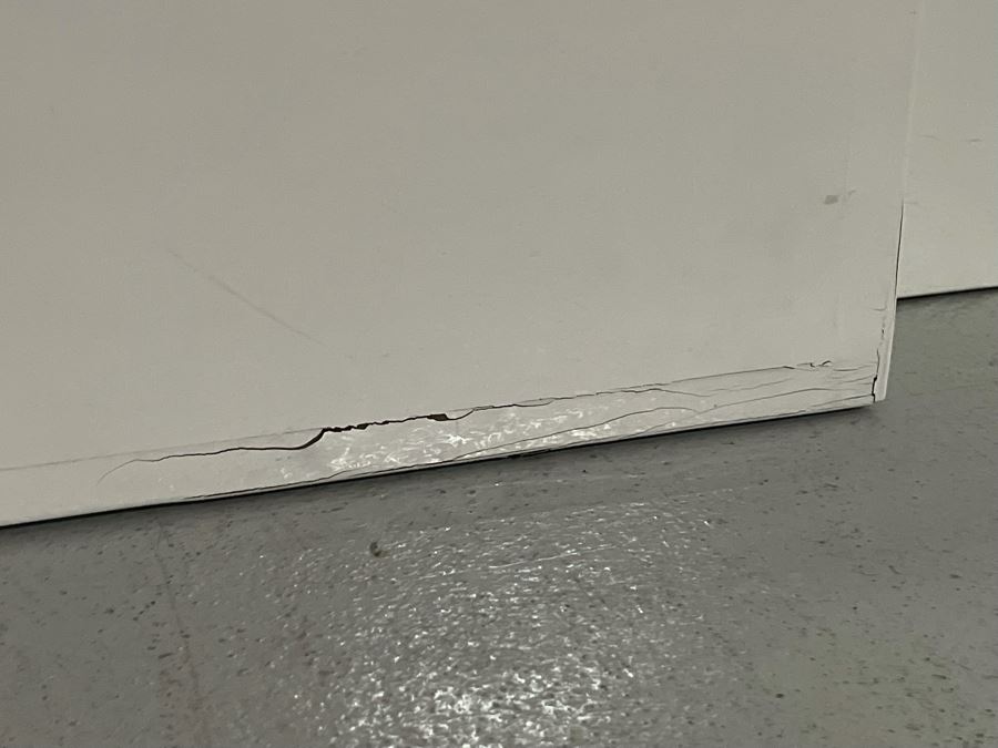 Custom 2-Piece Modernist Dining Table - See Photos For Several Blemishes 40'W X 8'L X 30'H (HE) [Photo 5]