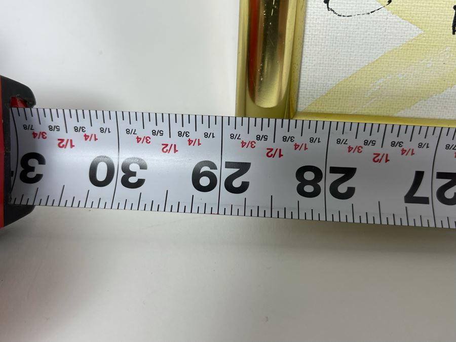 Original Pierre Perspective Painting On Canvas Titled 'La Taillade' Parisian Street Artist Paris France Montmartre 29 X 24 [Photo 9]