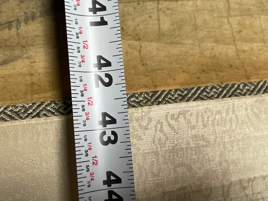 Original Vintage Chinese Scroll Painting - See Photos For Some Damage To Paper 20.5W X 42.5H [Photo 19]