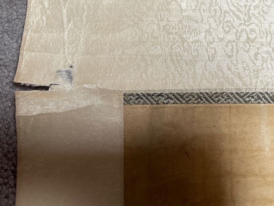 Original Vintage Chinese Scroll Painting - See Photos For Some Damage To Paper 20.5W X 42.5H [Photo 15]