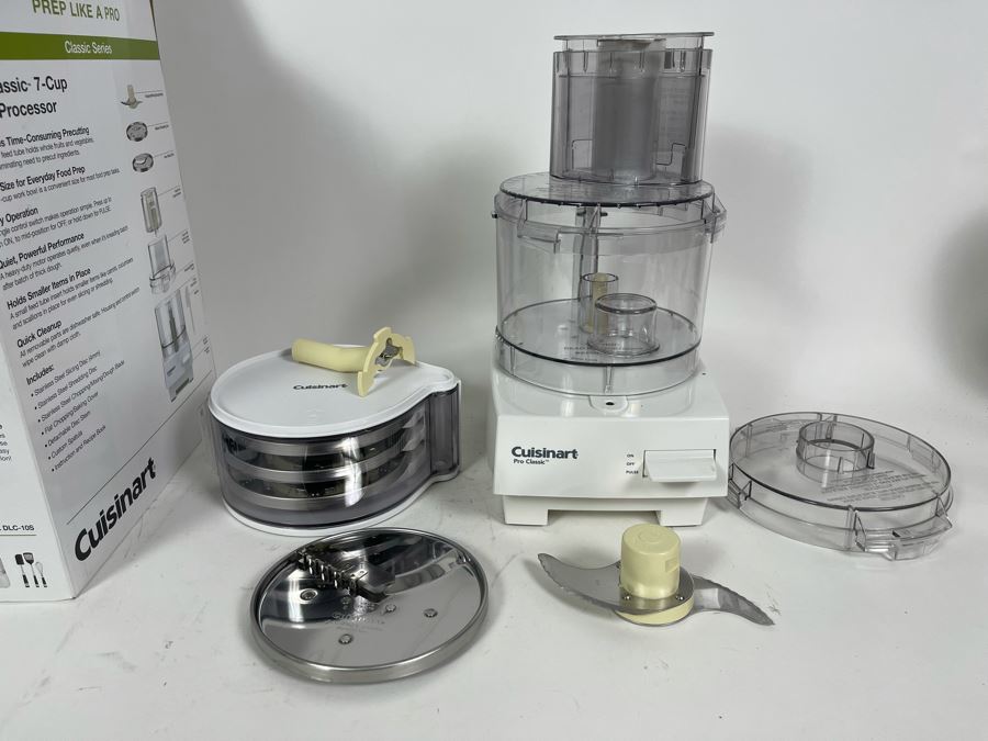 Cuisinart - Pro Classic 7 Cup Food Processor - White