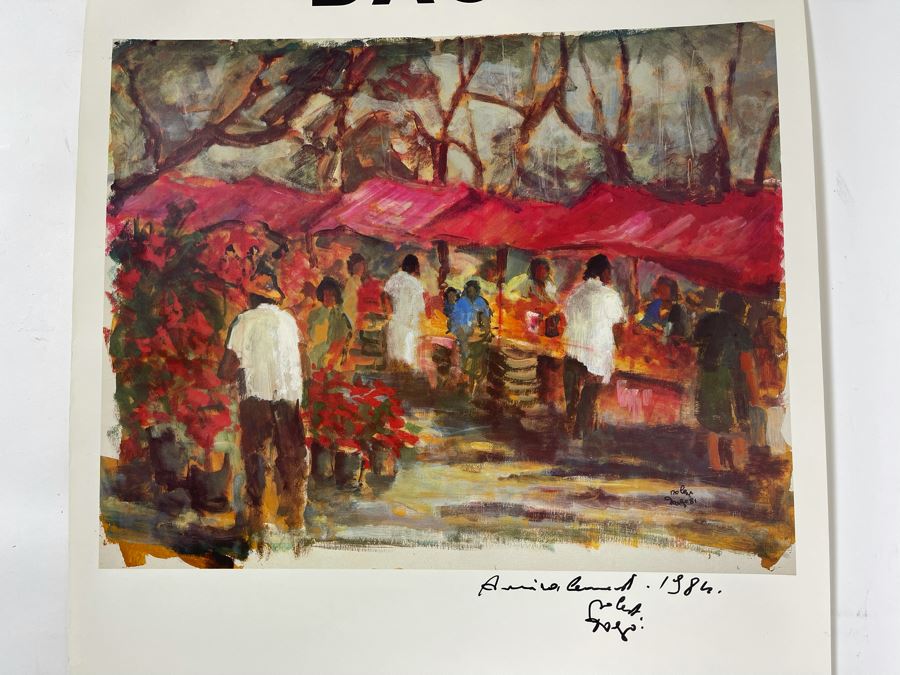 Robert Dago (1926-2016) Hand Signed Artist Posters - Collection Of 4 Posters [Photo 23]