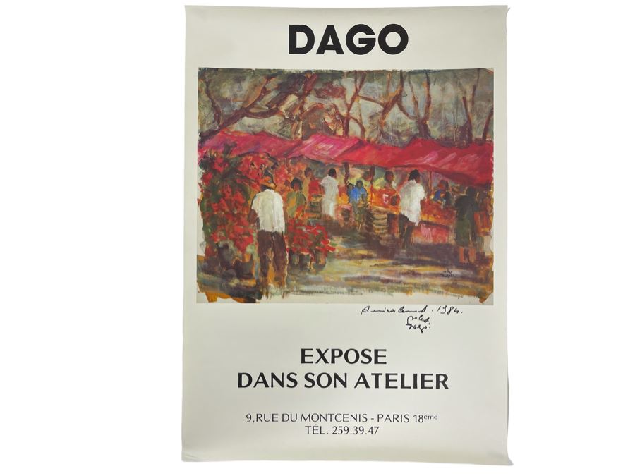 Robert Dago (1926-2016) Hand Signed Artist Posters - Collection Of 4 Posters [Photo 5]
