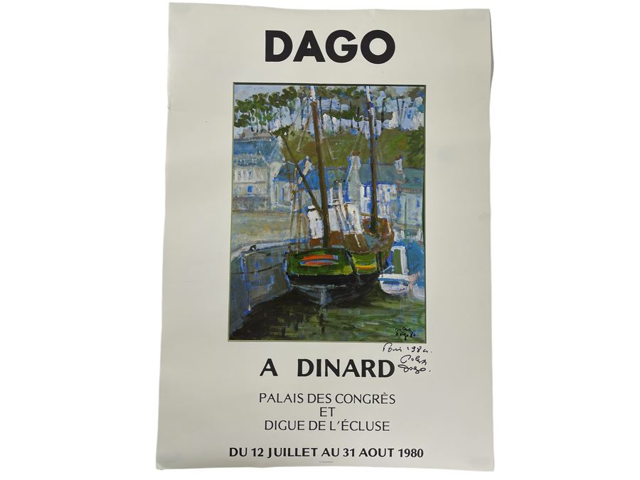 Robert Dago (1926-2016) Hand Signed Artist Posters - Collection Of 4 Posters [Photo 2]