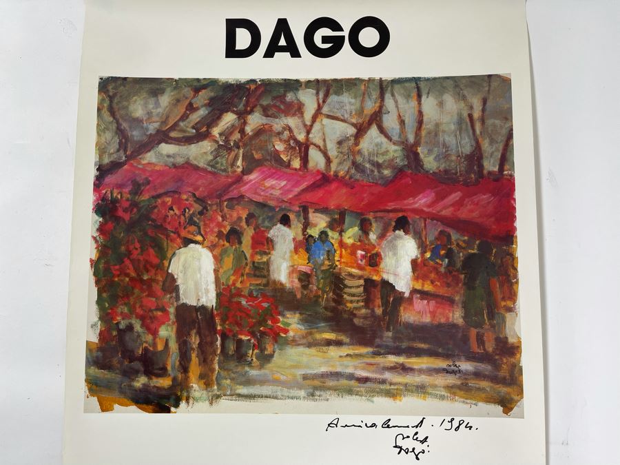 Robert Dago (1926-2016) Hand Signed Artist Posters - Collection Of 4 Posters [Photo 22]