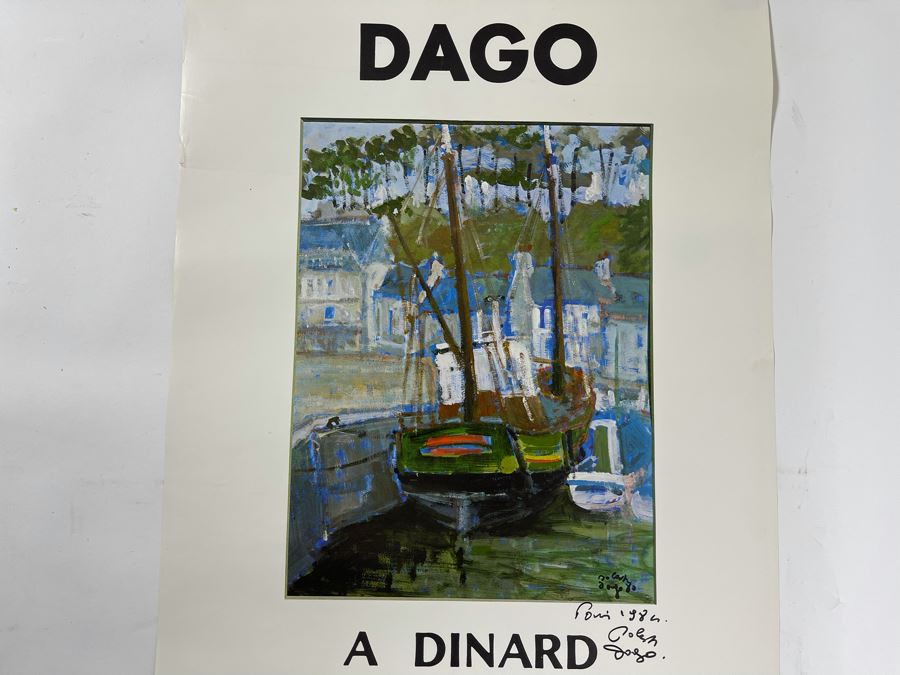 Robert Dago (1926-2016) Hand Signed Artist Posters - Collection Of 4 Posters [Photo 6]