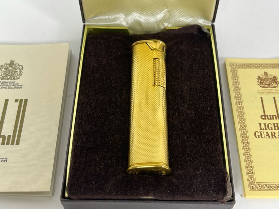 Vintage Dunhill Dress Lighter With Box [Photo 4]