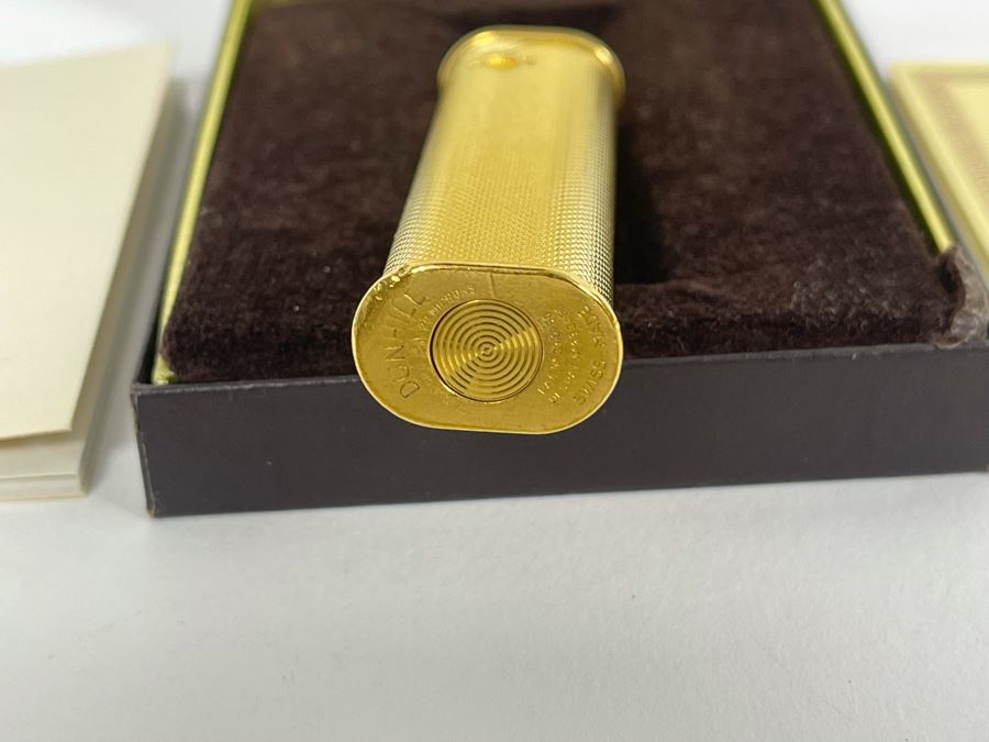 Vintage Dunhill Dress Lighter With Box [Photo 6]