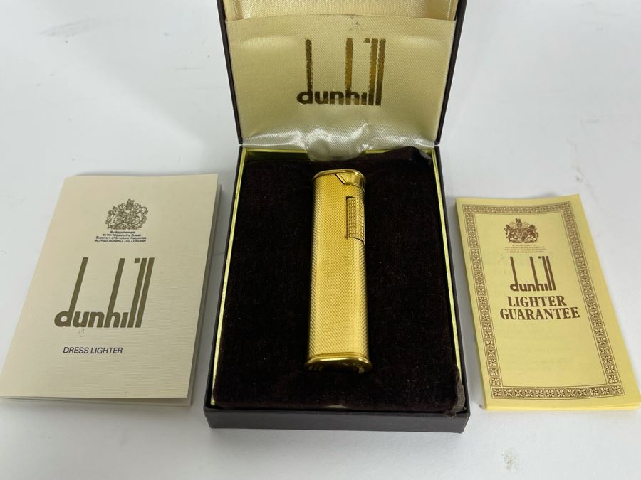 Vintage Dunhill Dress Lighter With Box [Photo 3]