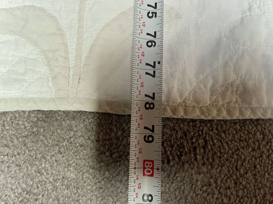 Vintage Handmade Quilt 78 X 84 [Photo 6]