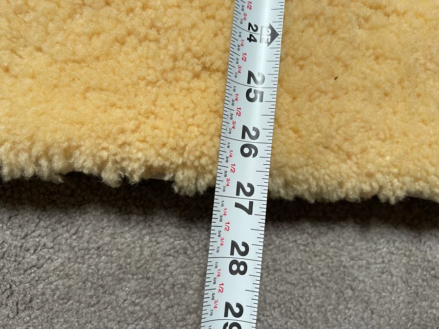 Natural Sheepskin Bed Topper 27W X 75L [Photo 3]