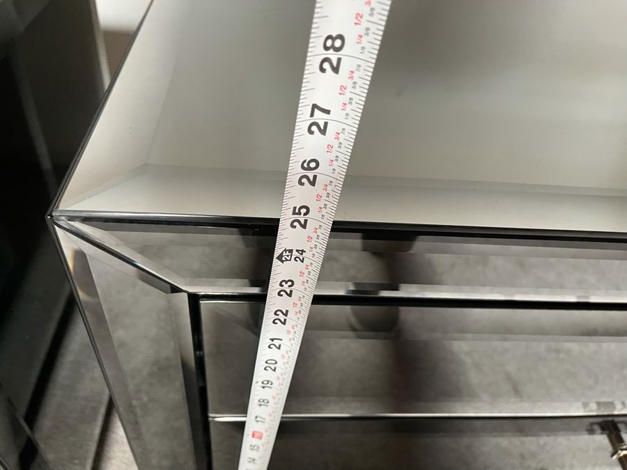 Pair Of Mirrored 3-Drawer Dressers Chest Of Drawers 36W X 20D X 25H [Photo 13]