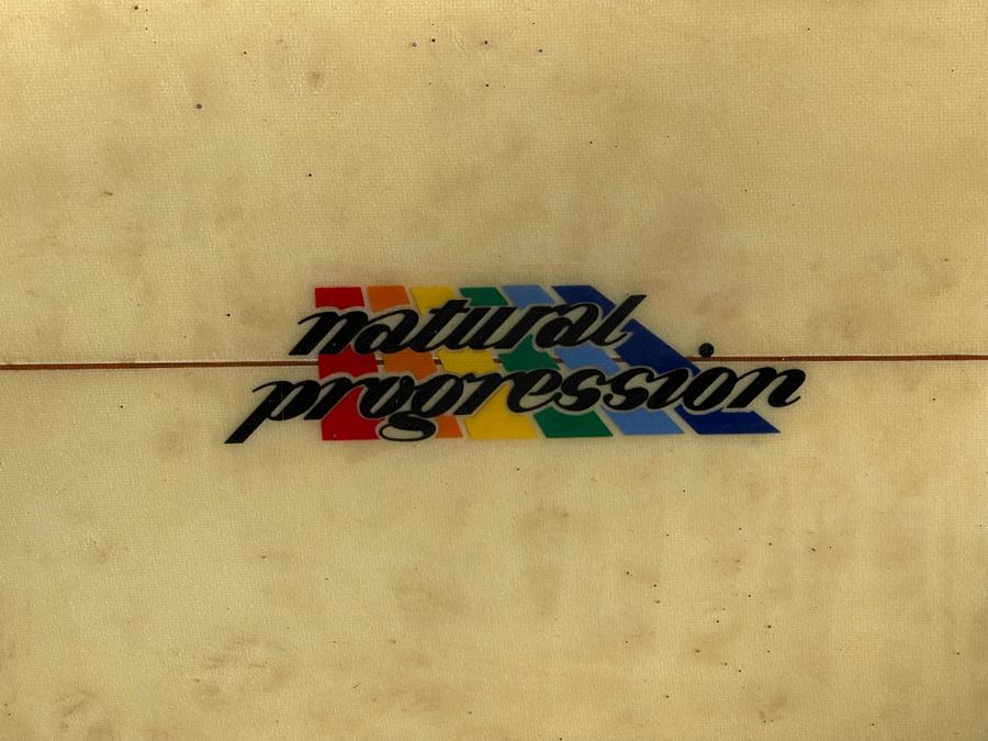 Vintage Eighties Natural Progession Fish Surfboard Shaped By Dean Edwards 195cm 6'4' [Photo 3]