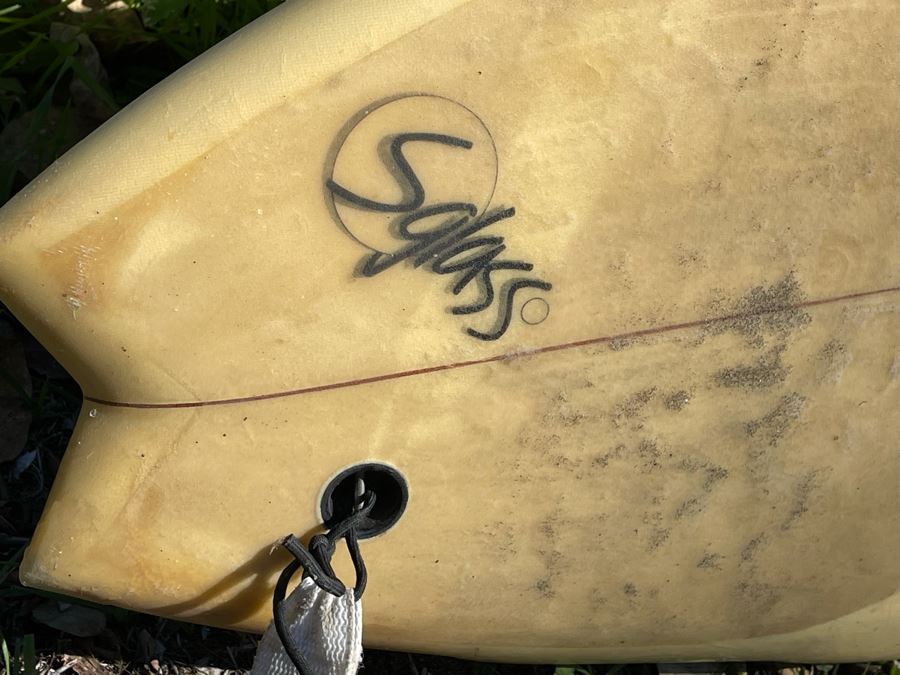Vintage Eighties Natural Progession Fish Surfboard Shaped By Dean Edwards 195cm 6'4' [Photo 4]