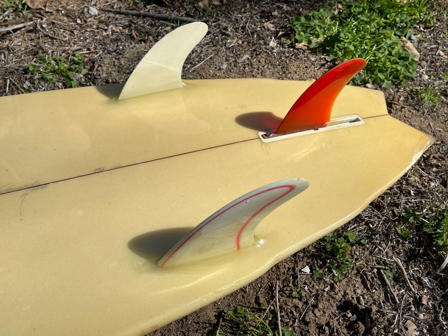 Vintage Eighties Natural Progession Fish Surfboard Shaped By Dean Edwards 195cm 6'4' [Photo 7]