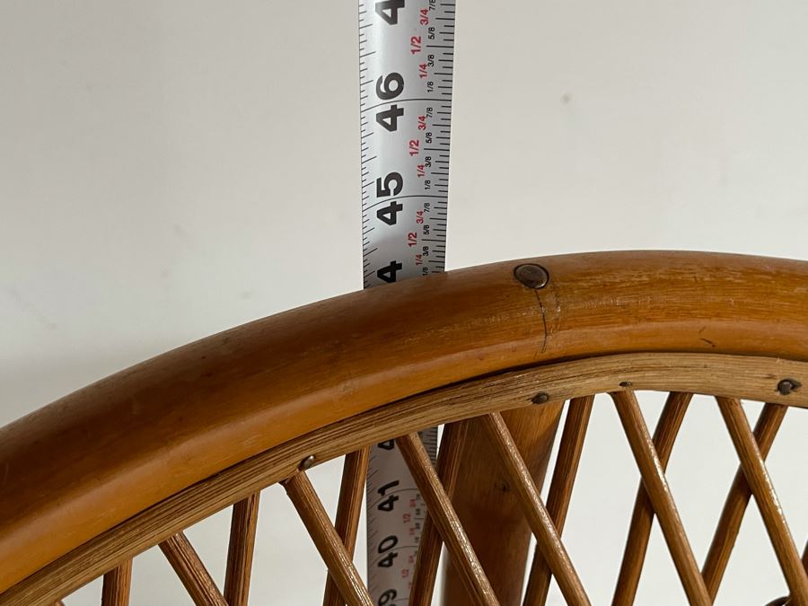 Vintage Bamboo / Rattan Armchair 26W X 26D X 45H [Photo 8]
