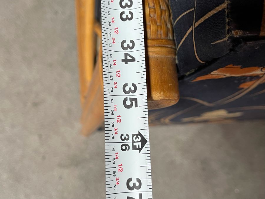 Vintage Bamboo / Rattan Loveseat Sofa 51W X 35D X 30H [Photo 5]