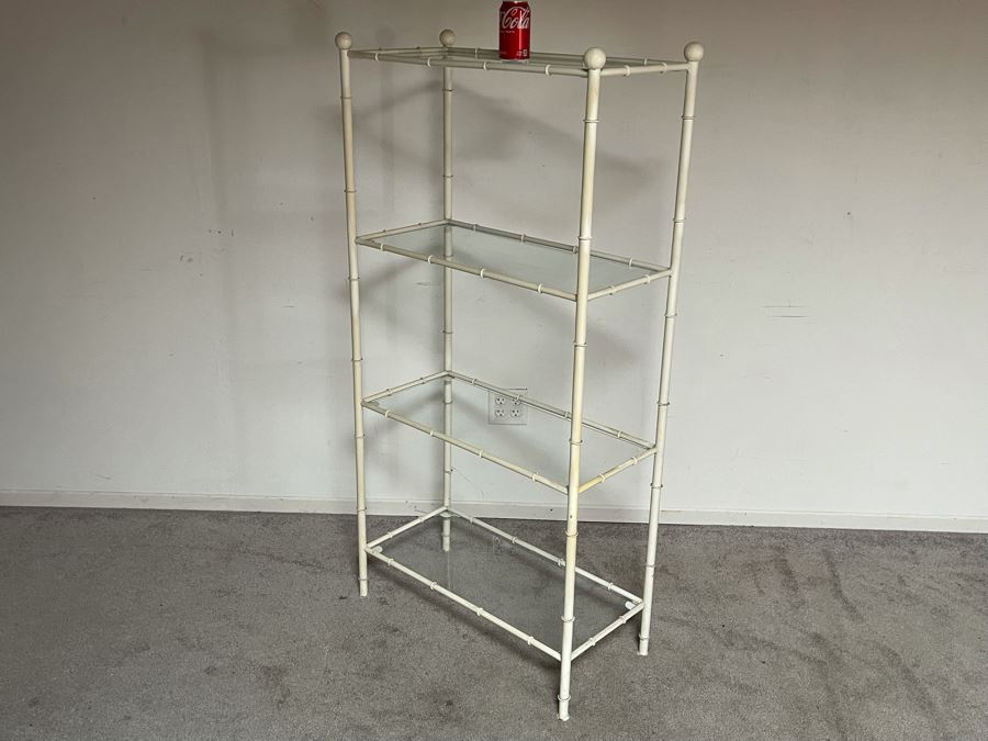 Vintage Metal Etagere Bookcase 30W X 13D X 59H [Photo 3]