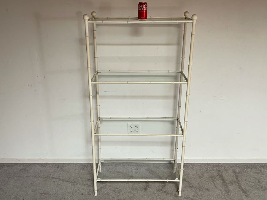 Vintage Metal Etagere Bookcase 30W X 13D X 59H [Photo 2]