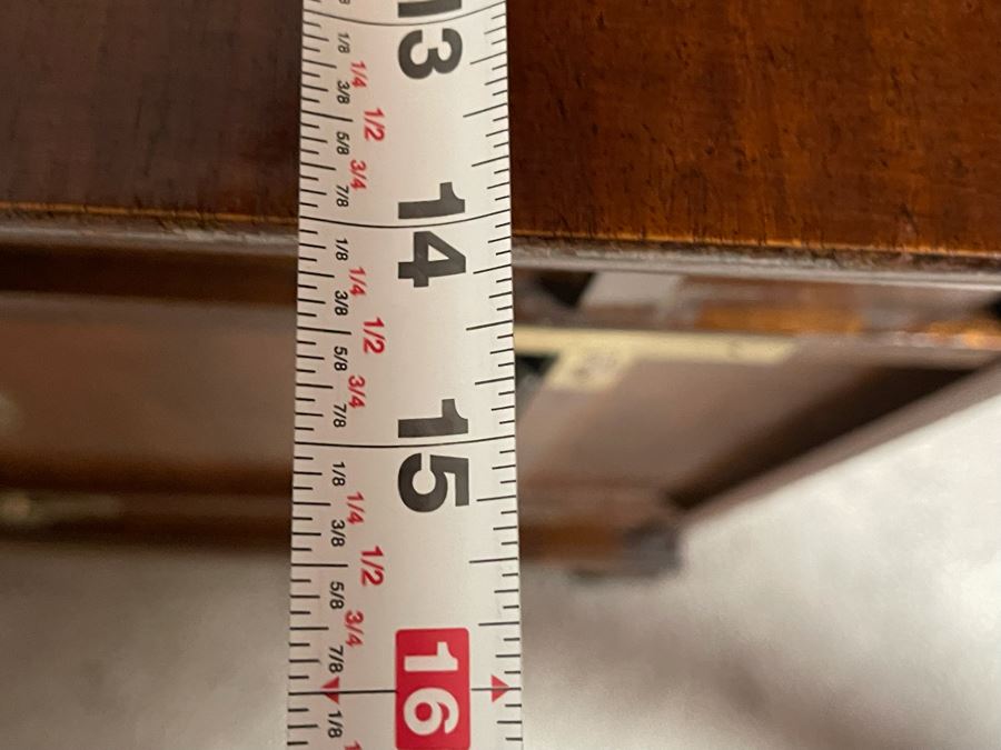 Vintage Chinoiserie Cabinet Side Table 30W X 14D X 30H [Photo 8]