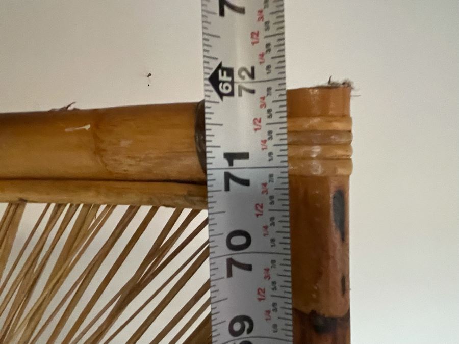 Bamboo / Rattan Screen Room Divider 72W X 72H [Photo 6]