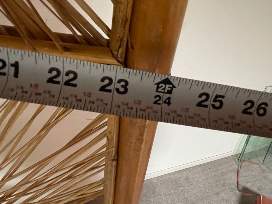 Bamboo / Rattan Screen Room Divider 72W X 72H [Photo 5]