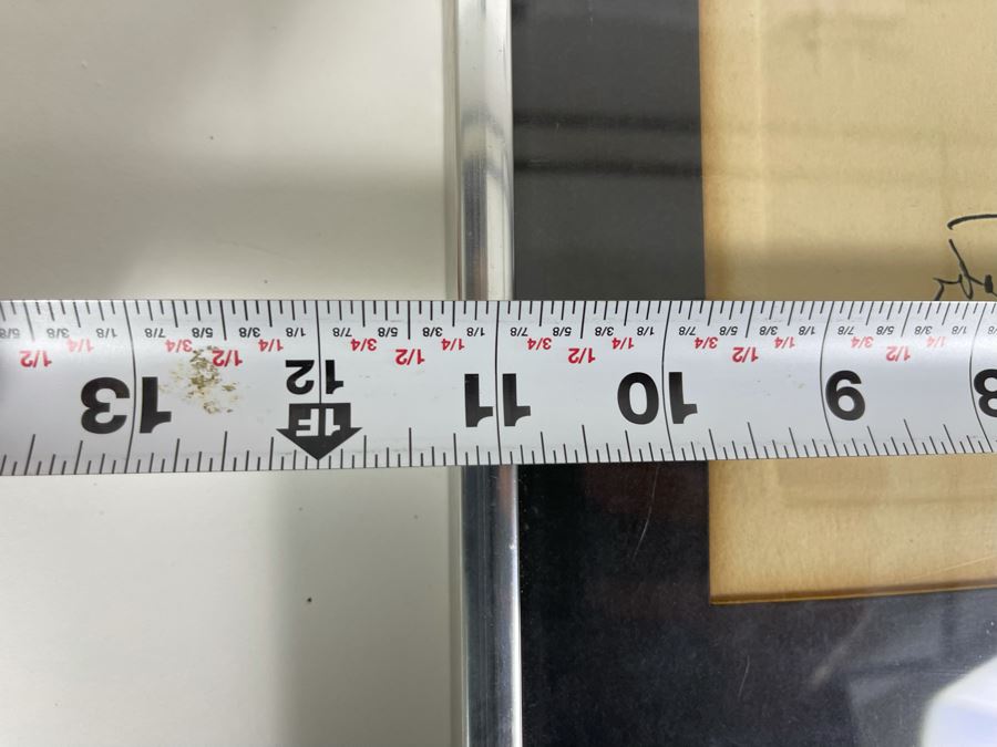 Original Pablo Picasso Etching Titled 'Pour Robie' With Certificate Of Authentication Affixed To The Back Of Frame 7.5W X 9.5H Framed 11 X 14 [Photo 14]