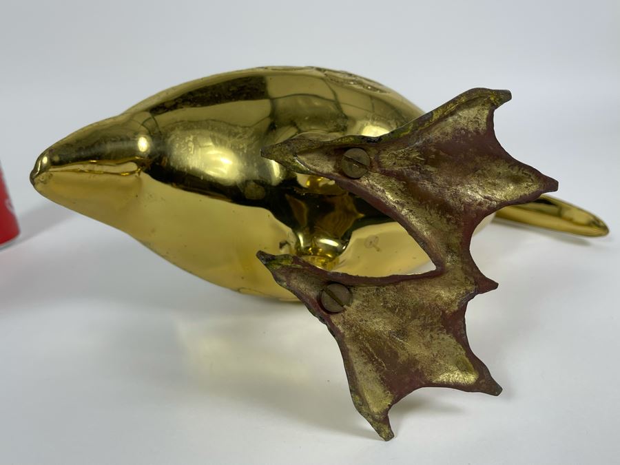 Large Brass Pelican 15.5H [Photo 5]