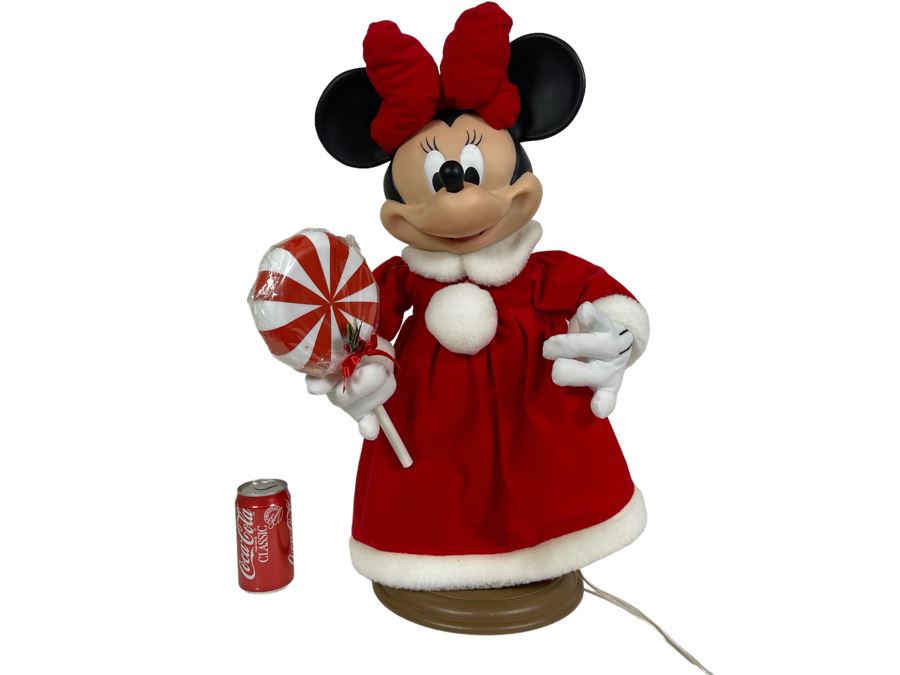 Animated Minnie Mouse Figure By Mickey Unlimited Titled Santa's Best 26H [Photo 2]