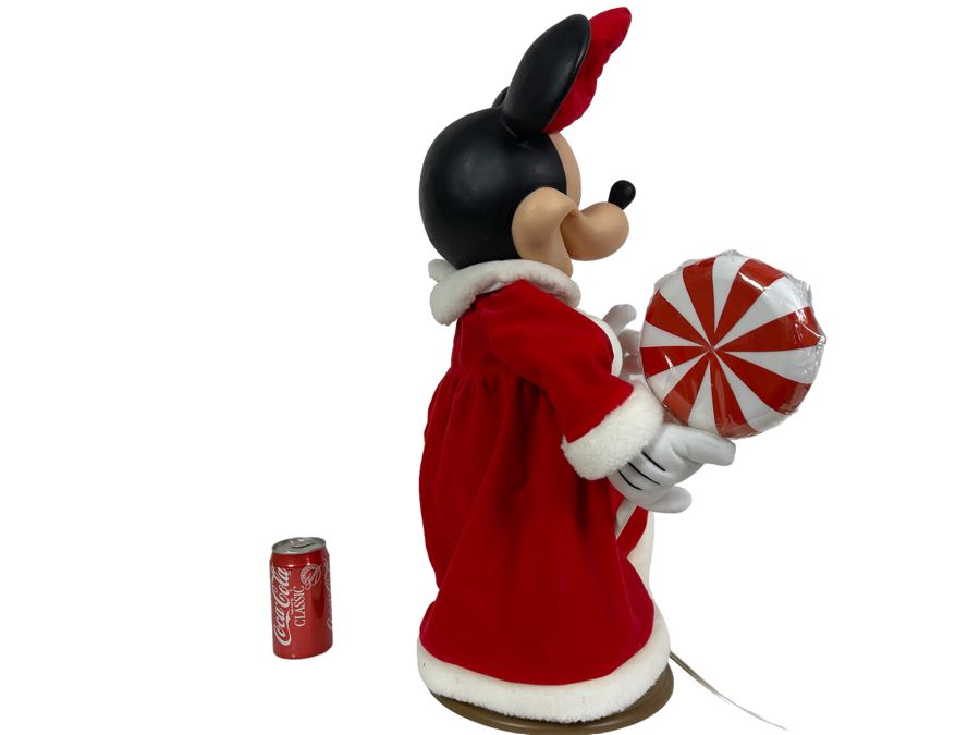 Animated Minnie Mouse Figure By Mickey Unlimited Titled Santa's Best 26H [Photo 3]