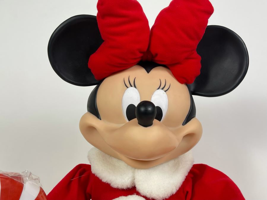 Animated Minnie Mouse Figure By Mickey Unlimited Titled Santa's Best 26H [Photo 4]